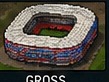 Großes Stadion im Football Manager Retro